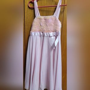 Pink sleeveless dress